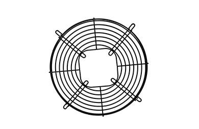 HJ021 steel spiral fan guard for air condtioner 